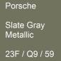Preview: Porsche, Slate Gray Metallic, 23F / Q9 / 59.